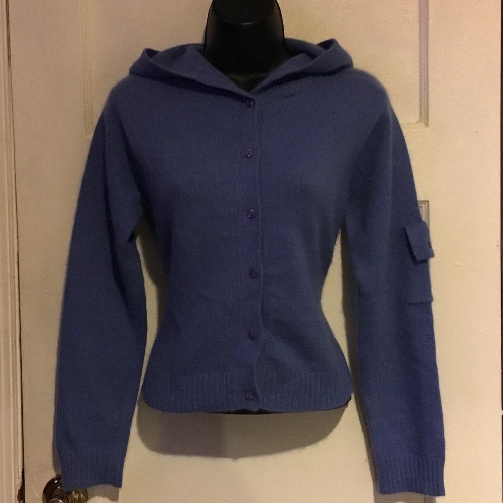 Lucidity Lambswool/Rabbit Hair button up hoodie